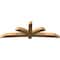 Ekena Millwork Davenport Rough Sawn Timber Gable Bracket, Western Red Cedar, 108"W x 36"H x 6"D x 6"F, 8/12 Pitch GBW108X36X0606DAV00RWR - alternate 2